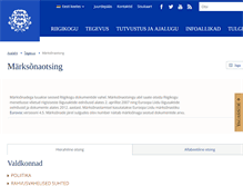Tablet Screenshot of eva.riigikogu.ee